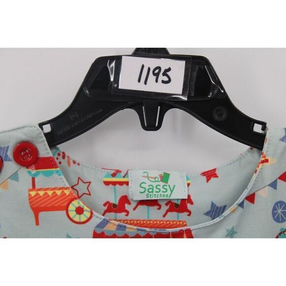 SASSY STITCHES DIAPER SET OUTFITS CRICUS 2T - Picture 3 of 11